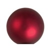 Northlight 8ct Bordeaux Red Matte Glass Christmas Ball Ornaments - 3.25" (80mm) - 2 of 3