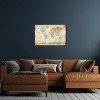 World Cities Map by Michael Tompsett Unframed Wall Canvas - iCanvas - 2 of 4