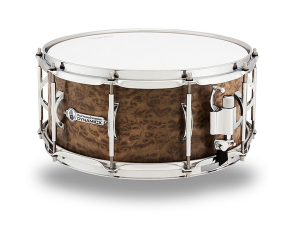 Black Swamp Percussion Dynamicx BackBeat Series Marblewood Veneer Snare Drum 14 x 6.5 in.