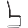 vidaXL Cantilever Dining Chairs 4 pcs Brown Faux Leather - 4 of 4