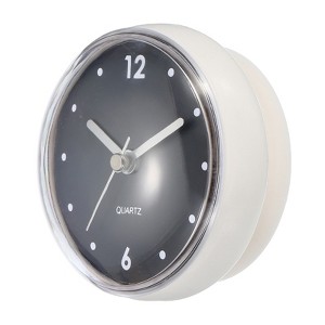 Unique Bargains Waterproof Silent Quartz Suction Cup Mini Shower Clock - 1 of 4
