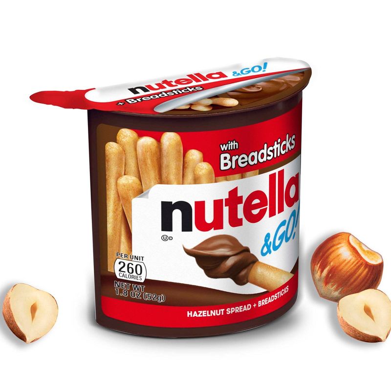 Nutella & Go! Hazelnut Spread & Breadsticks - 1.8oz/4pk, 3 of 9