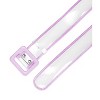 Allegra K Womens Clear Waist Belt Plus Size Skinny Belts for Jeans Dresses - 2 of 4