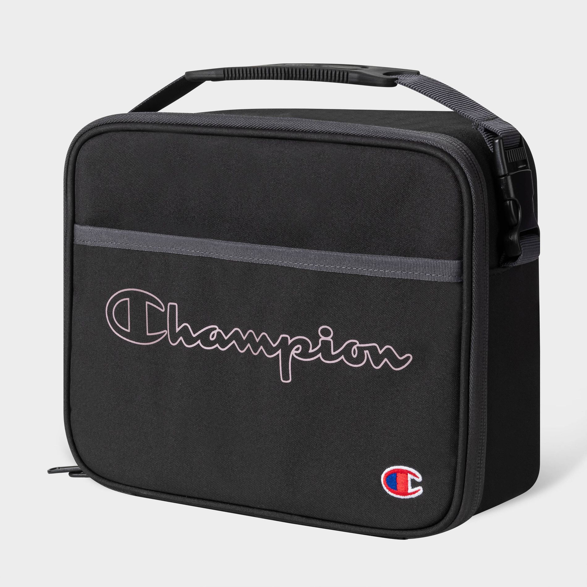 Champion Center Lunch Kit with Tray - Black/Pink