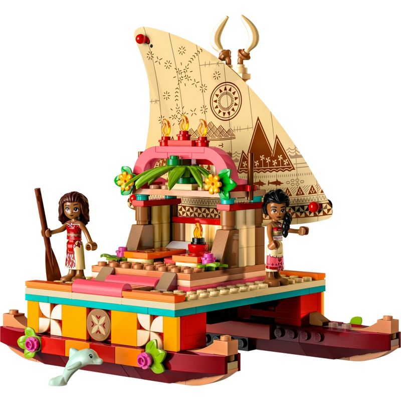 LEGO Disney Princess Moana&#39;s Wayfinding Boat Toy 43210, 3 of 8