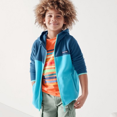 Lands' End Kids Fleece Full Zip Jacket with Hood