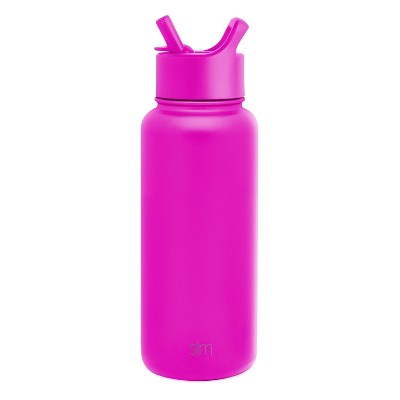 Pink Strawberry Trendy Water Bottle Insulated Stainless Steel Large Sports  Water Bottles with Straw …See more Pink Strawberry Trendy Water Bottle
