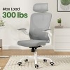 Okak Modern Ergonomic Mesh Home Office Chair with Adjustable Lumbar Support,High Back Computer Chair for Office,Study,Studio - 3 of 4