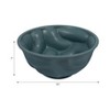 Artistic Decorative Bowl for Coffee Table Decor - Perfect Home Decor Accent for Kitchen Counter and Centerpiece Table Decorations - 7", Blue - 4 of 4
