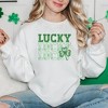 Simply Sage Market Women's Graphic Sweatshirt Bold Green Lucky Stacked - 2 of 3