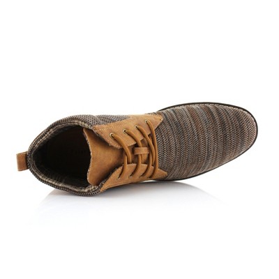 Polar Fox Mens Bohort MPX506060 Mid-Top Knitted Round Toe Sneaker Boots, in Brown, Size 7.5 — фото 5