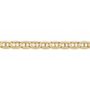Black Bow Jewelry 5.25mm 14k Yellow Gold Solid Concave Anchor Chain Necklace - 3 of 4
