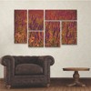 Trademark Fine Art Ali Heidari  Violets 3 Piece Panel Set Art - 3 of 3