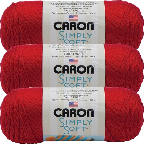 Caron Simply Soft Rainbow Bright Paints Yarn - 3 Pack Of 141g/5oz - Acrylic  - 4 Medium (worsted) - 235 Yards - Knitting/crochet : Target