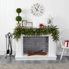 Nearly Natural 6' Pre-lit LED Pine Artificial Christmas Garland Green with Clear Lights - 2 of 4