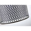 Woodbridge Lighting Spencer 1-Light Metal and Fabric Mini-Pendant in Bronze - 2 of 2