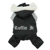 Ruffin It Dog Snowsuit Harness - Black and Gray - 2 of 3