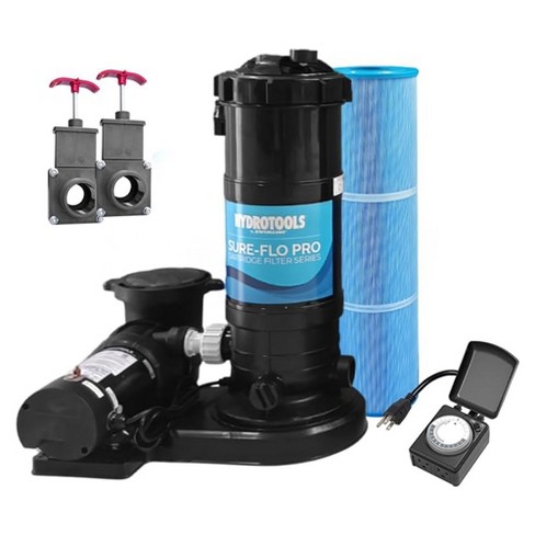 Swimline Hydrotools Sure-flo Pool Cartridge Filter Pump, 90 Square 