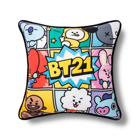 Bt21 16 X16 Line Friends Throw Pillow Target