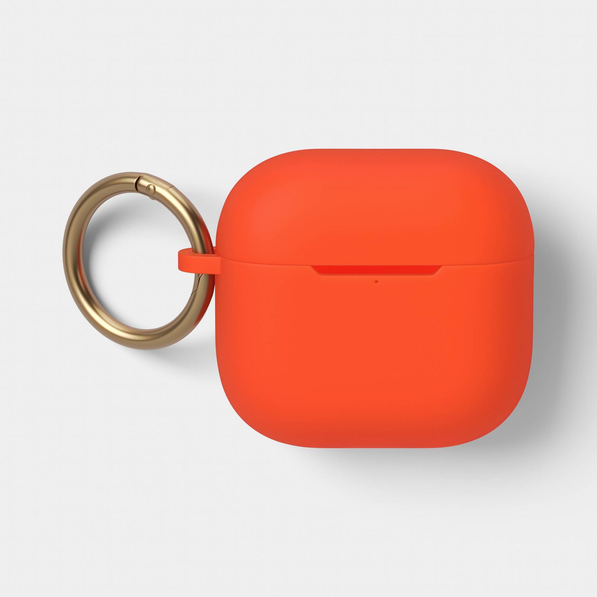 AirPods (4th Generation) Silicone Case with Clip - heyday™ Poppy Orange
