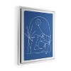 Maggie Stephenson Dreamers No4 Classic Blue Framed Canvas - Society6 - 2 of 4