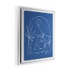 Maggie Stephenson Dreamers No4 Classic Blue Framed Canvas - Society6 - image 2 of 4