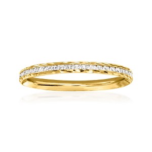 Ross-Simons 0.70 ct. t.w. CZ Ring in 14kt Yellow Gold - 1 of 4