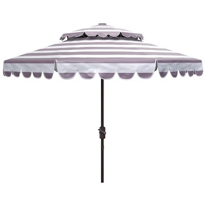 Vienna 9Ft Round Double Top Crank Umbrella - PAT8211 - Safavieh