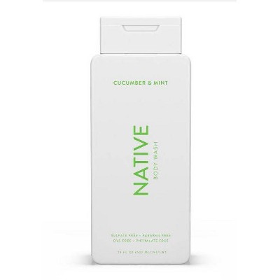 Native Cucumber & Mint Body Wash for Women - 18oz