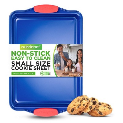 NutriChef Small Cookie Sheet -Commercial Grade Restaurant Quality Metal Bakeware