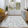 Vintage Washable Area Rug Non-Slip Non-Shedding Traditional Floor Cover - 2 of 4