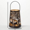 Sullivans Deer Lantern Brown 15"H Metal - 4 of 4