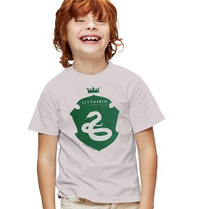 Boys' Harry Potter Slytherin Shield Crest T-Shirt - 1 of 4