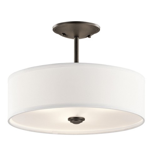 Kichler 43675 Shailene 3 Light Semi Flush Ceiling Light Target