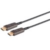 Monoprice DisplayPort Cable - 20 feet | 32.4Gbps, 8K@30Hz, 5K@60Hz, 4K@120Hz, Fiber Optic, AOC - SlimRun AV Series - 3 of 4