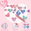 Joyfy 36 Packs Valentine's Day Cupid's Arrow Pencils With Cards Classroom Exchange Gifts for Kids' Valentine's Party - image 3 of 4