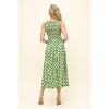 WEST K Women's Elowen Smocked Bodice Knit Midi Dress - 3 of 4
