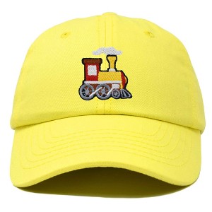 Dalix Train Cotton Dad Hat Adjustable Soft Baseball Cap Mens - 1 of 4