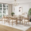 Christopher Knight Home Cody Modern 7 Pieces Rubberwood Upholstered Dining Set - image 2 of 4