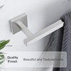 Brushed Towel Bar, 21.6 Inch Bathroom Towel Rack, 304 Stainless Steel Kitchen Hand Towel Holder Wall Mounted, Total Length 23.6 Inch - 3 of 4