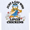 Boys' - Garfield - Just A Cat Who Loves Chickens Short Sleeve Graphic T-Shirt - 2 of 4