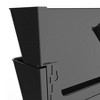 Storex Unbreakable Wall Files, Legal, Black, Set of 3 - 4 of 4