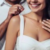 Birthday Gifts for Women, Heart Rose Necklaces, for Mom, Girlfriend, Wife. - 3 of 4