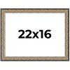 PosterPalooza | Ornate Silver Picture Frame - UV Acrylic, Backing Board, Hanging Hardware Included - 2 of 4