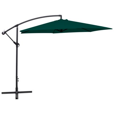 vidaXL Cantilever Umbrella 118.1 in. Green