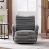 KTMBDW Swivel Accent Chair, Upholstered Fabric Chair for Living Room, Fully Assembled - 2 of 4