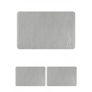 Unique Bargains Modern Waterproof Cushioned Non-Skid Kitchen Mats Set - 1 of 4