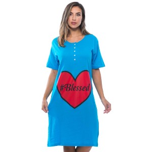Just Love Short Sleeve Nightgown Sleep Dress for Women Sleepwear 4361-197-M - 1 of 3