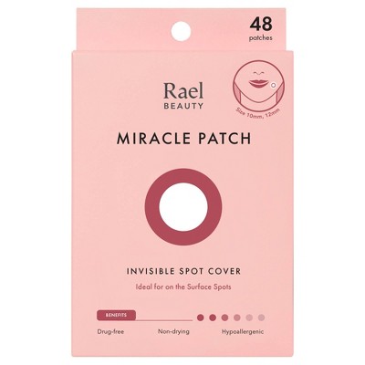 Rael Beauty Miracle Acne Pimple Patch Invisible Spot Cover - 48ct