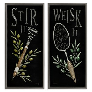 Stupell Industries Vintage Kitchen Phrases, 15" x 31" (Set of 2) - 1 of 4